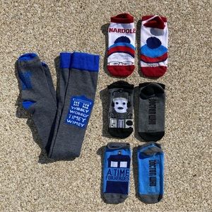 Assorted Doctor Who Socks